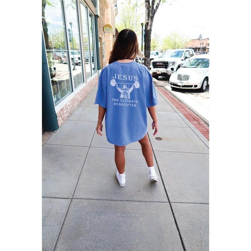 JESUS T SHIRT, The Ultimate DeadLifter, Pump Cover, Christian Gym Shirt, Christian Shirt, Holy Spirit, Gym Pump Cover,...