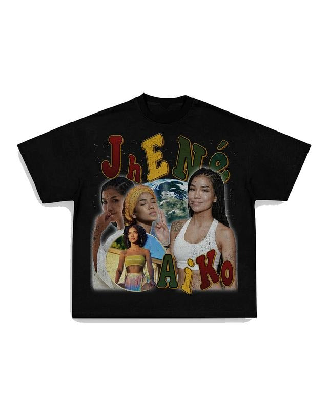 JHENE AIKO TEE Print Short Sleeve T-Shirt Hoodie, Sweatshirt | TeeBloomCo.com