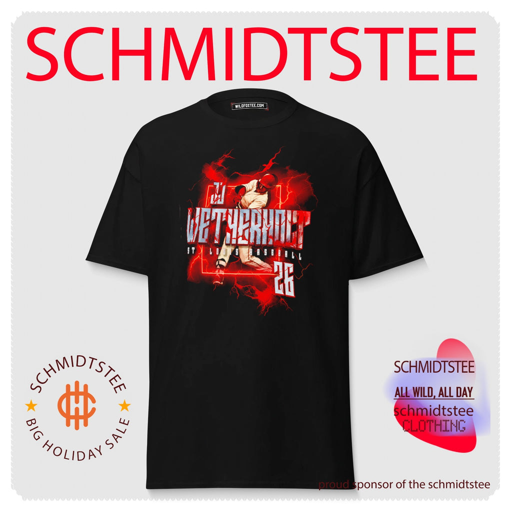JJ Wetherholt St Louis Cardinals 26 Lightning graphic shirt