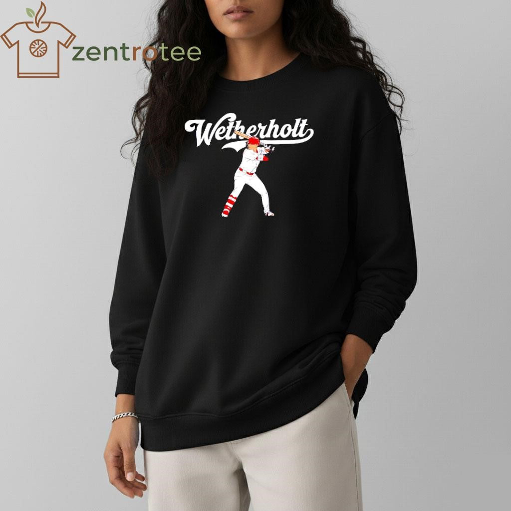 JJ Wetherholt St. Louis Cardinals baseball Slugger Swing tee