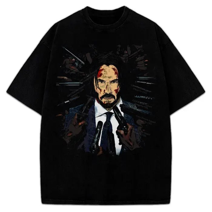 JWick Comic Vintage Style Graphic Design T-Shirt Crewneck Cotton Hoodie, Sweatshirt | TeeBloomCo.com