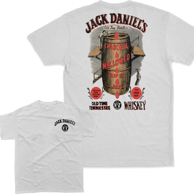 Jack Daniel's Whisky Barrel Print Shirt Unisex Tshirt For Men For Women Hoodie, Sweatshirt | TeeBloomCo.com