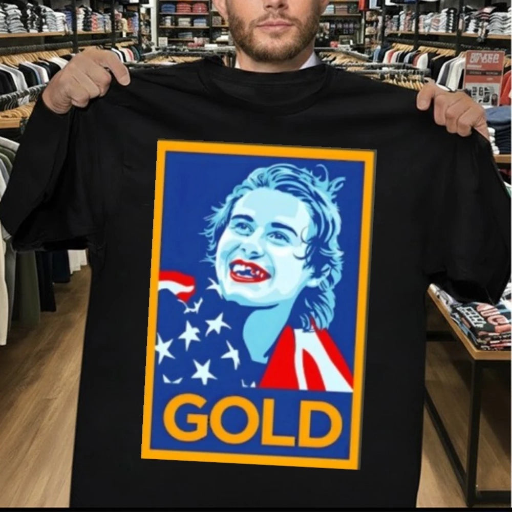 Jack Hughes Golden Goal Teeth Usa Hockey Olympic 2026 Gold Hope Shirt