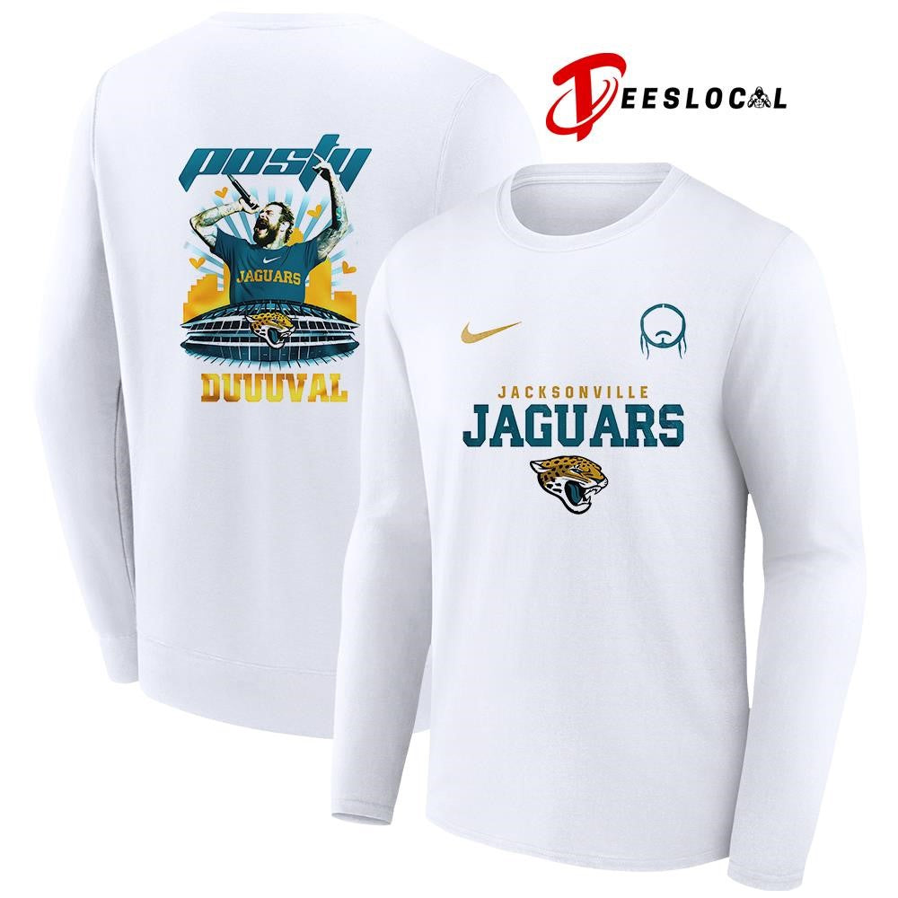 Jacksonville Jaguars x Post Malone Posty stadium shirt