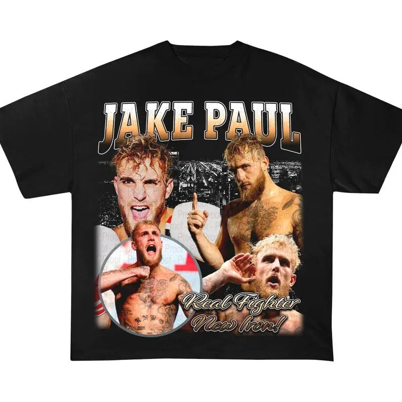 Jake Paul Shirt, Mike Tyson vs Jake Paul Shirt, Boxing Graphic Tee, Jake Paul 2024 Game Hoodie, Sweatshirt | TeeBloomCo.com