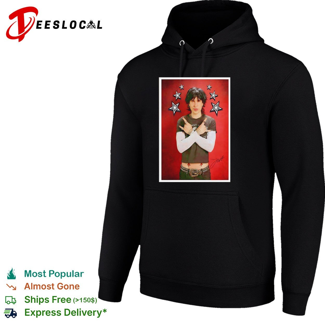 Jake Webber 2026 Stars Poster Signed portrait shirt