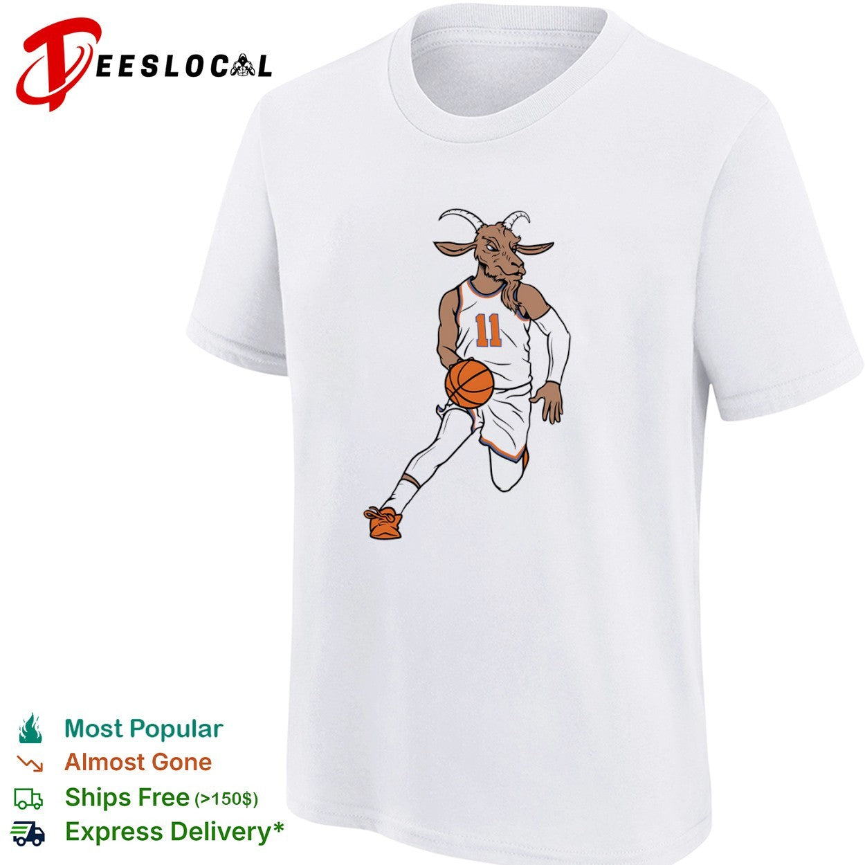 Jalen Brunson Goat New York Knicks NBA basketball shirt