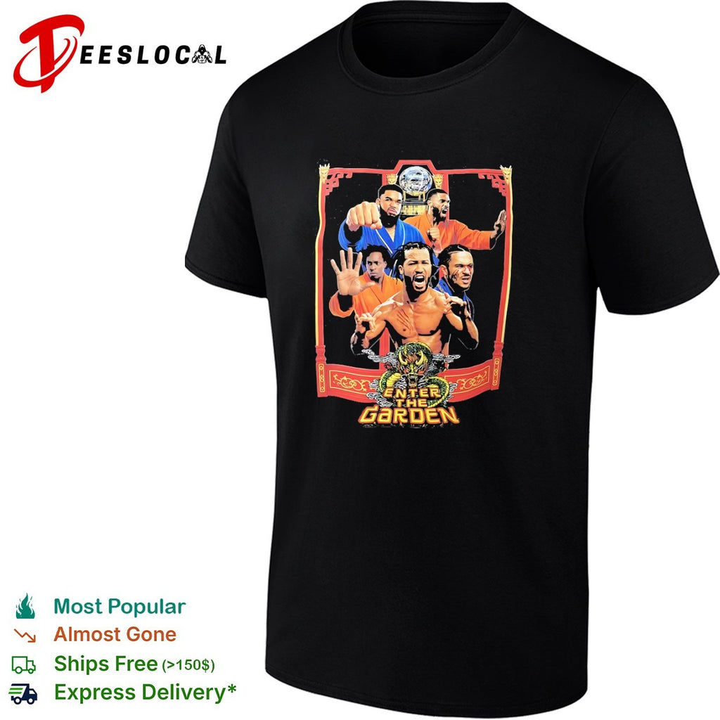 Jalen Brunson Karl Anthony Towns New York Knicks Enter the Garden Bruce Lee shirt