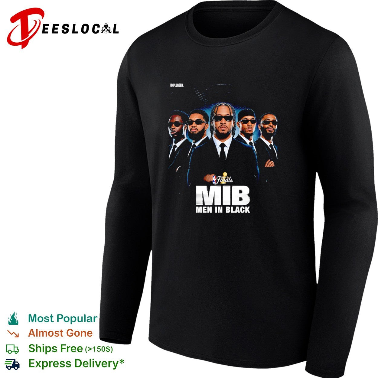 Jalen Brunson Karl Anthony Towns New York Knicks NBA MIB Men in Black Finals 2026 shirt
