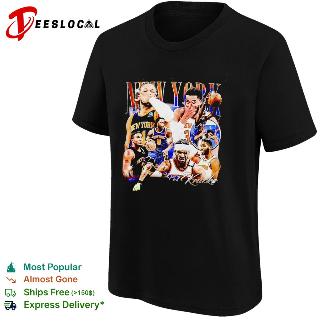 Jalen Brunson Karl Anthony Towns New York Knicks NBA Players New York Knicks shirt