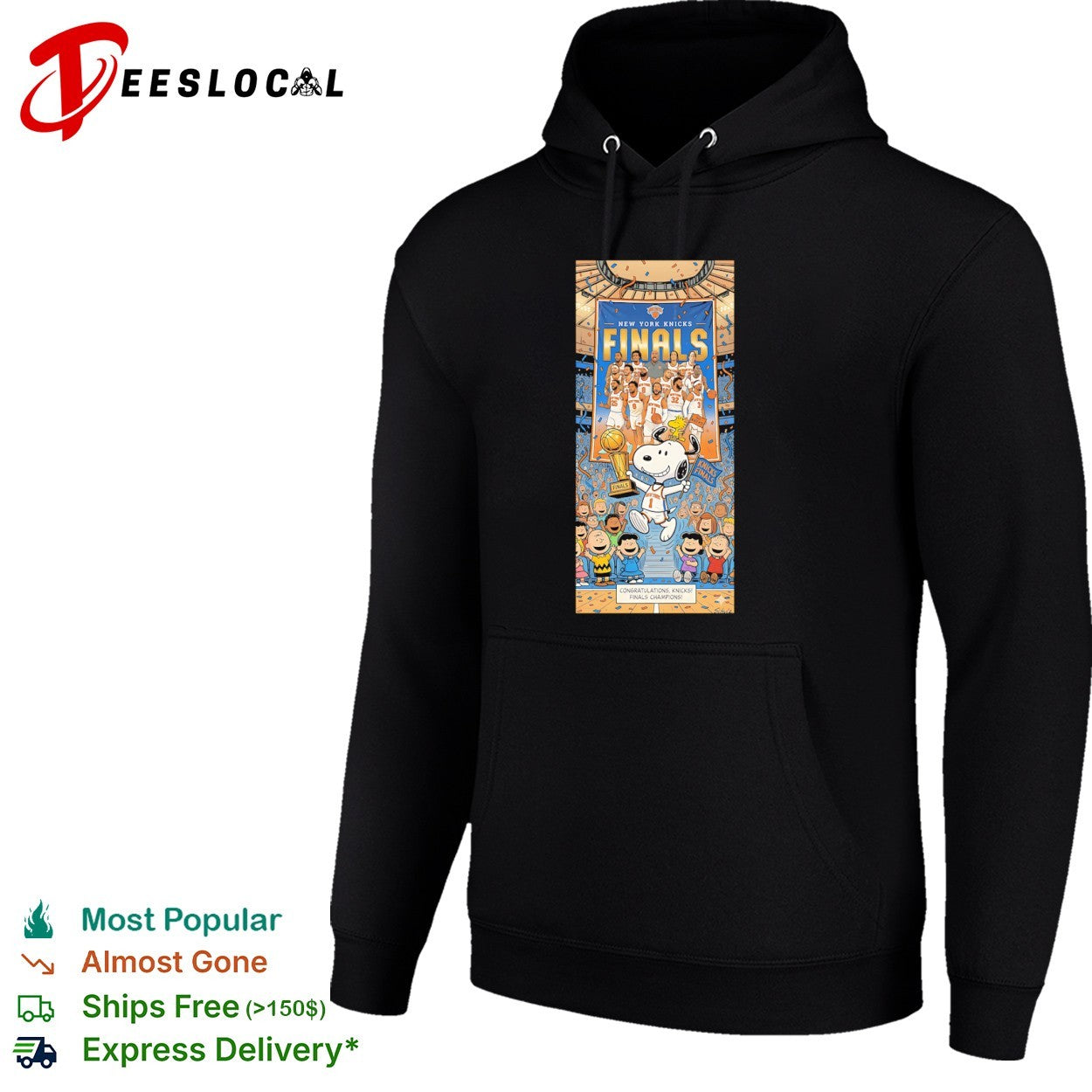 Jalen Brunson Karl-Anthony Towns New York Knicks Peanuts Snoopy Finals shirt