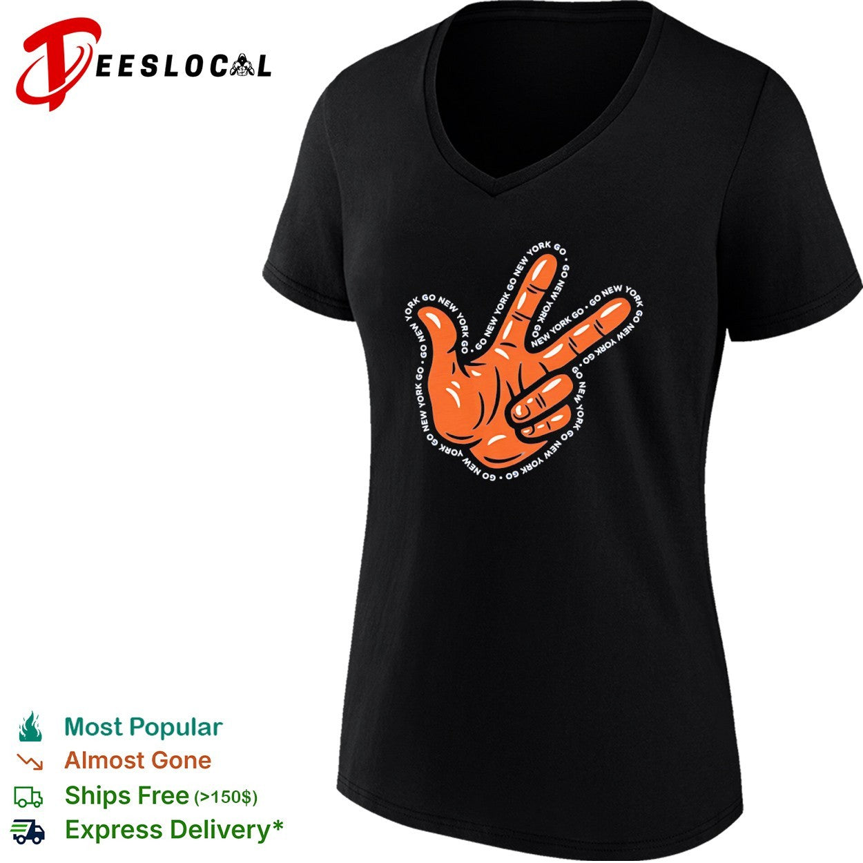 Jalen Brunson New York Knicks Go New York Go Hand Sign Shirt