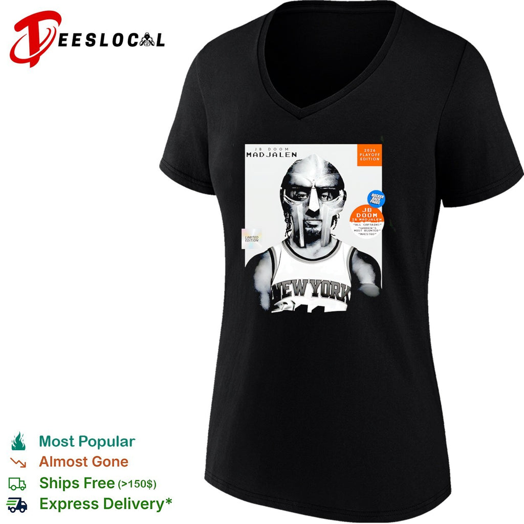 Jalen Brunson New York Knicks JB Doom Madjalen 2026 Playoff shirt