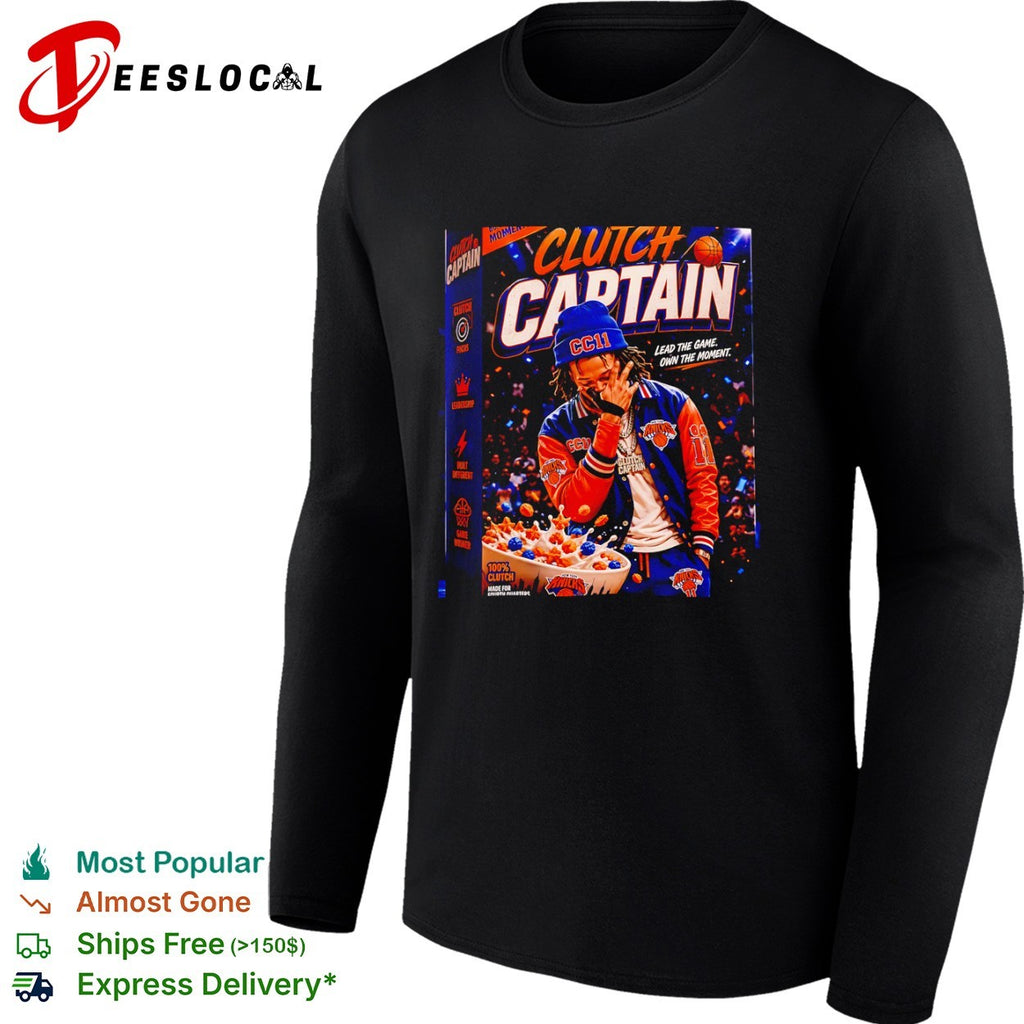 Jalen Brunson New York Knicks NBA Clutch Captain Lead the Game Own the Moment shirt
