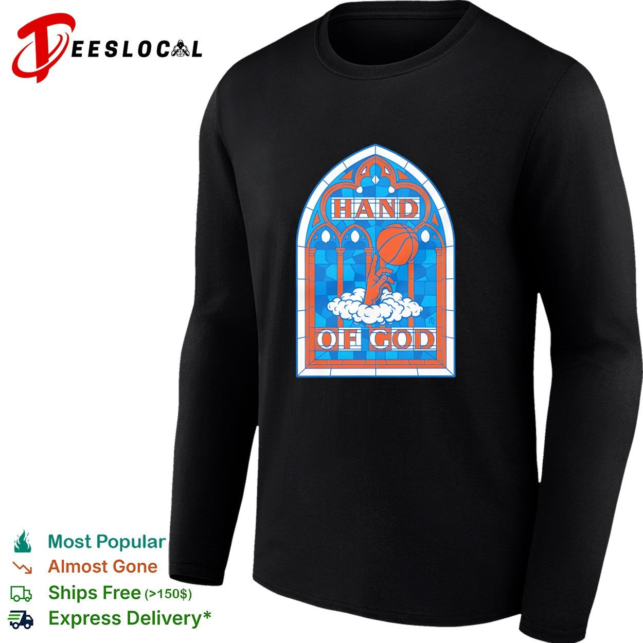 Jalen Brunson New York Knicks NBA Hand of God shirt
