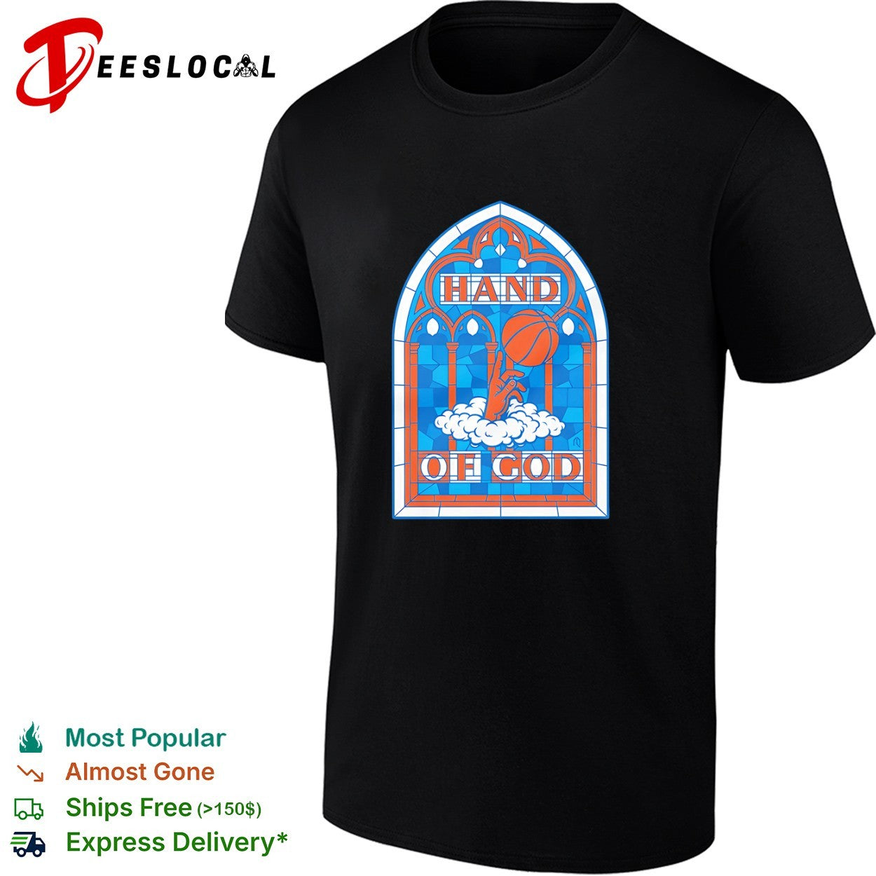 Jalen Brunson New York Knicks NBA Hand of God shirt