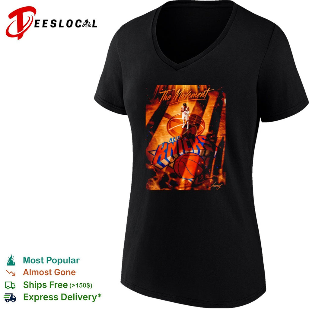 Jalen Brunson New York Knicks The Movement NBA Basketball shirt