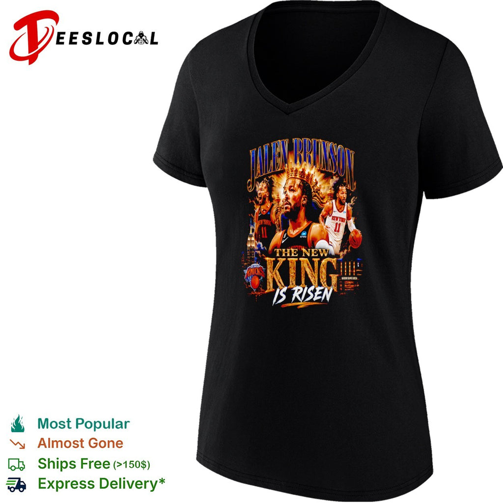 Jalen Brunson New York Knicks The New King is Risen Basketball shirt