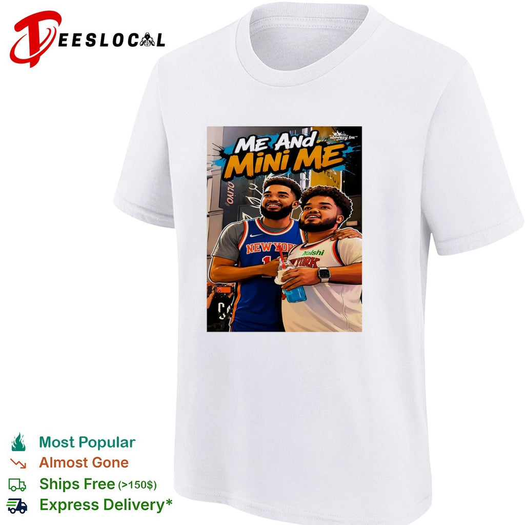 Jalen Brunson New York Knicks me and mini me shirt