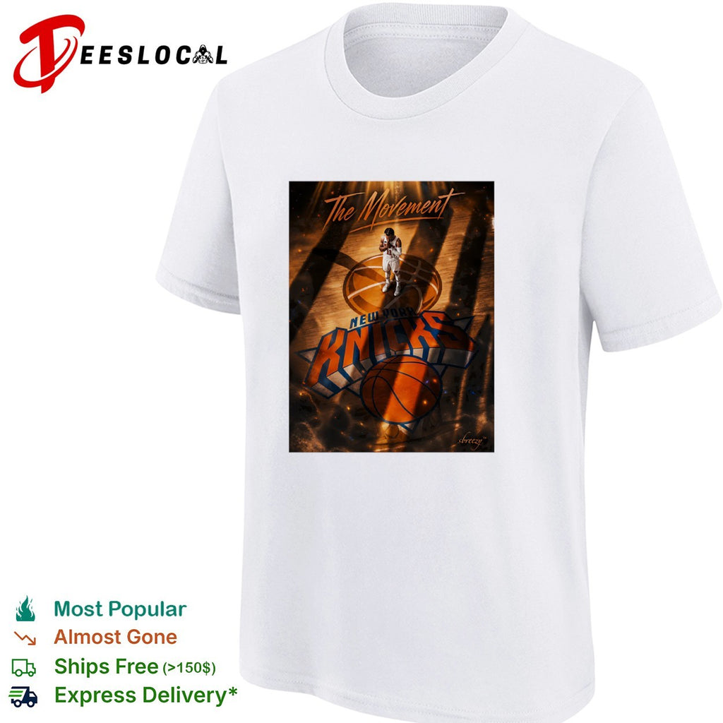 Jalen Brunson New York Knicks the movement sbreezy praying player shirt