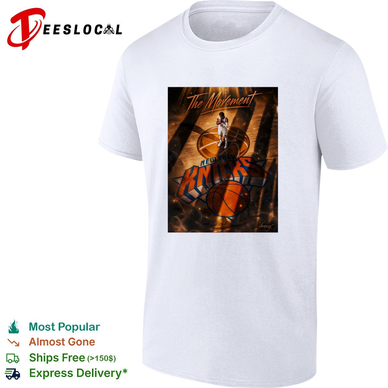 Jalen Brunson New York Knicks the movement sbreezy praying player shirt