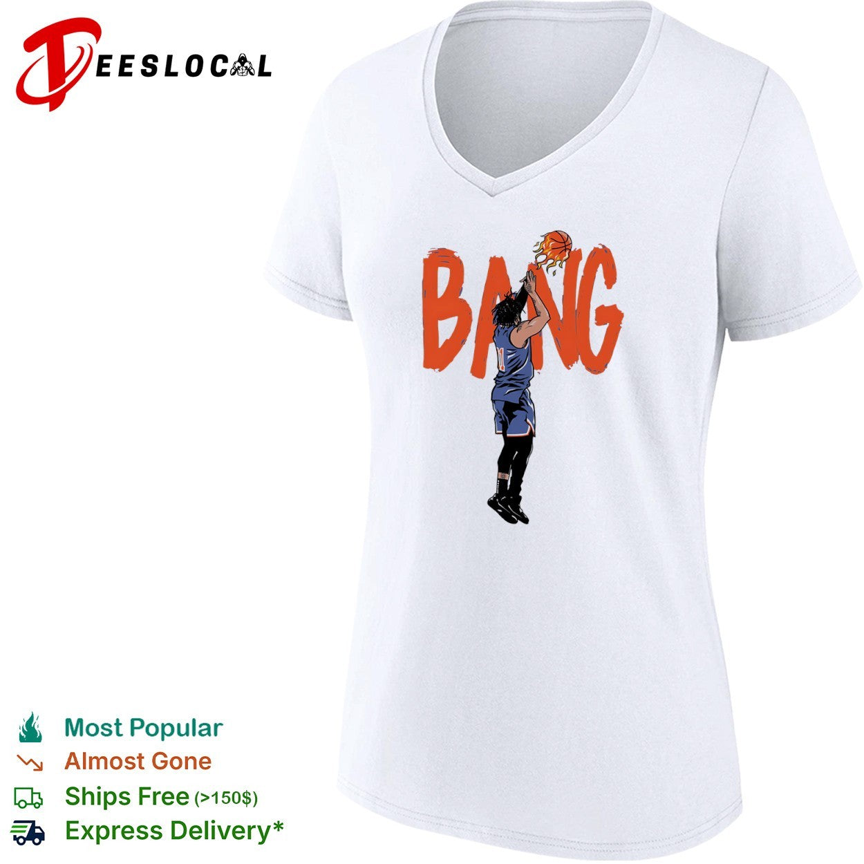 Jalen Brunson bang New York Knicks NBA Basketball Shirt