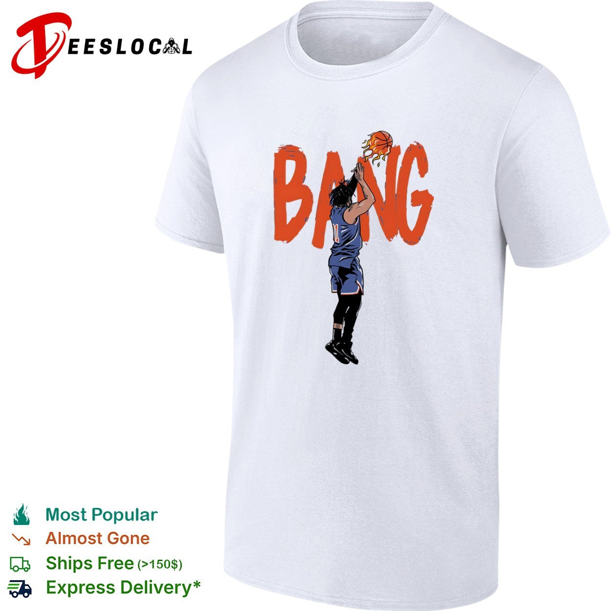 Jalen Brunson bang New York Knicks NBA Basketball Shirt