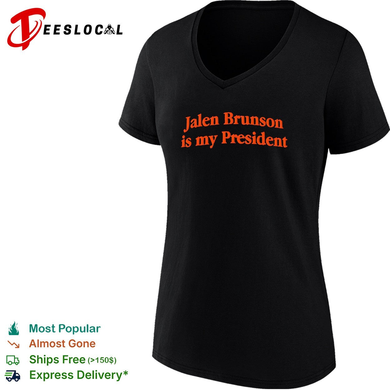 Jalen Brunson is my president New York Knicks embroidered hat shirt