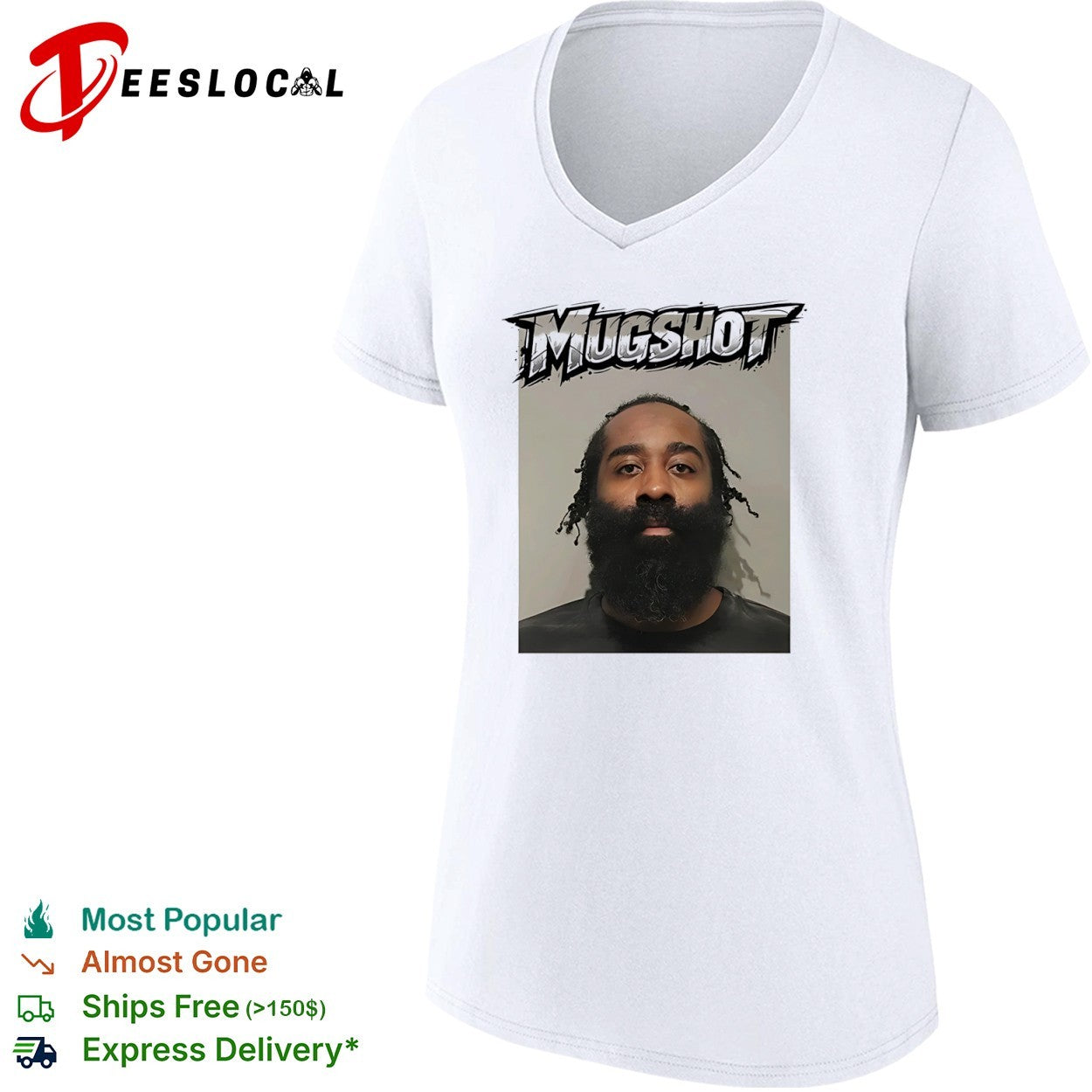 James Harden Los Angeles Clippers NBA Mugshot shirt