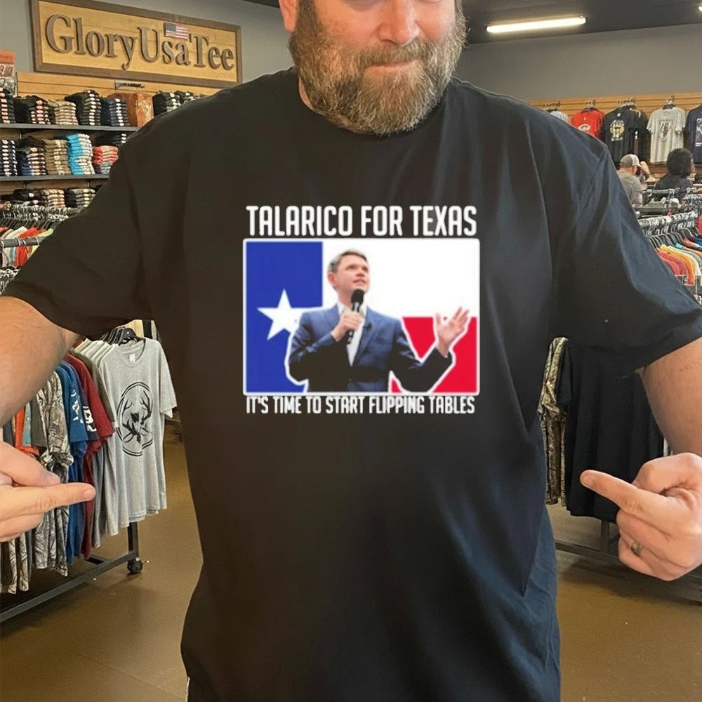 James Talarico 2026 Flip the Tables Campaign Shirt