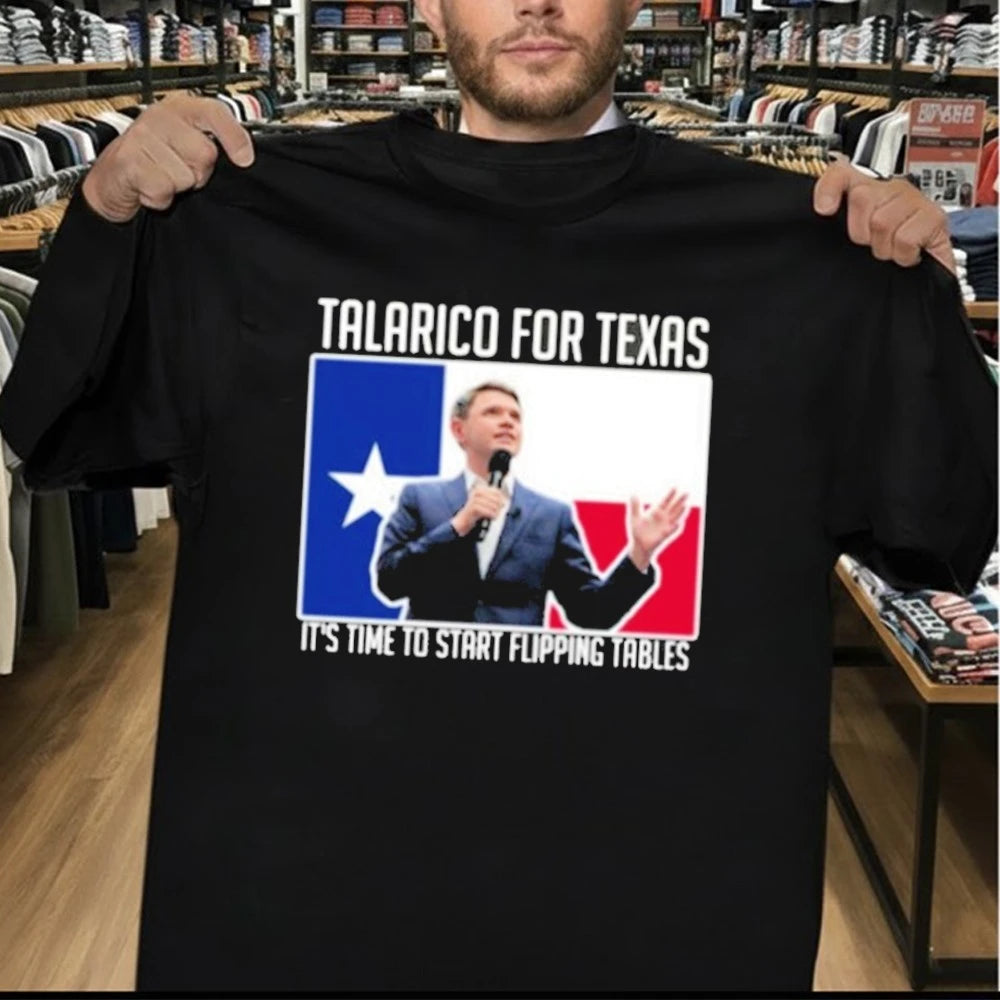 James Talarico 2026 Flip the Tables Campaign Shirt