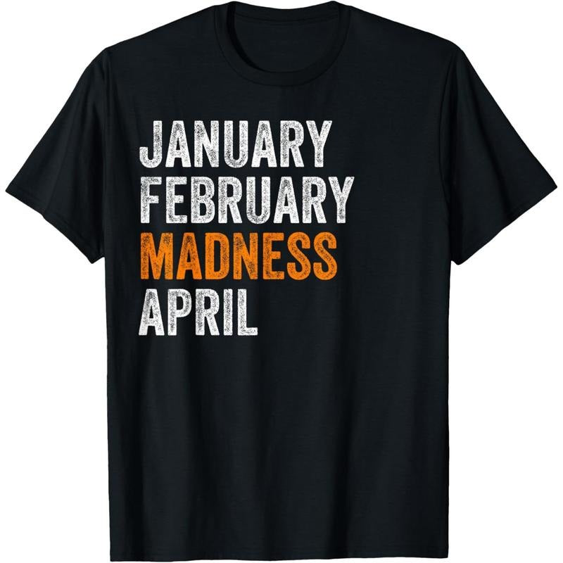 January February Madness April Vintage Funny Basketball T-Shirt Hoodie, Sweatshirt | TeeBloomCo.com