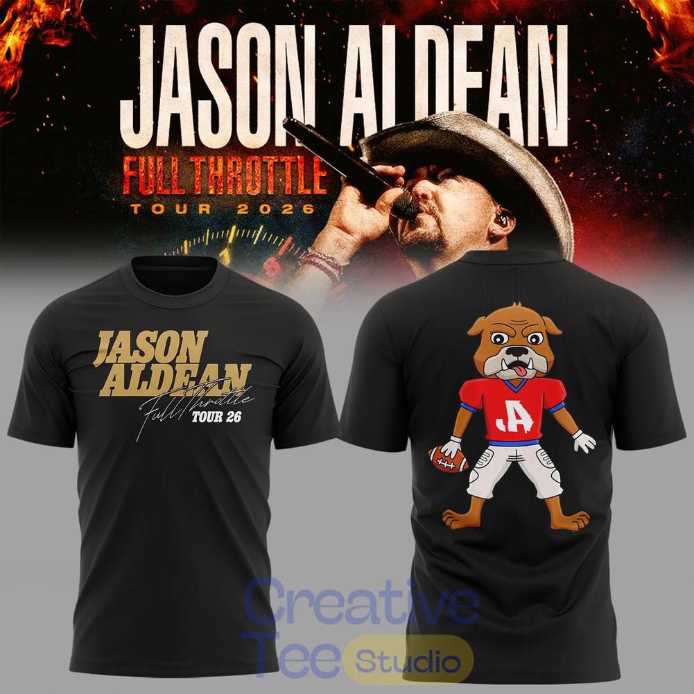 Jason Aldean Full Throttle Tour 2026 T-Shirt