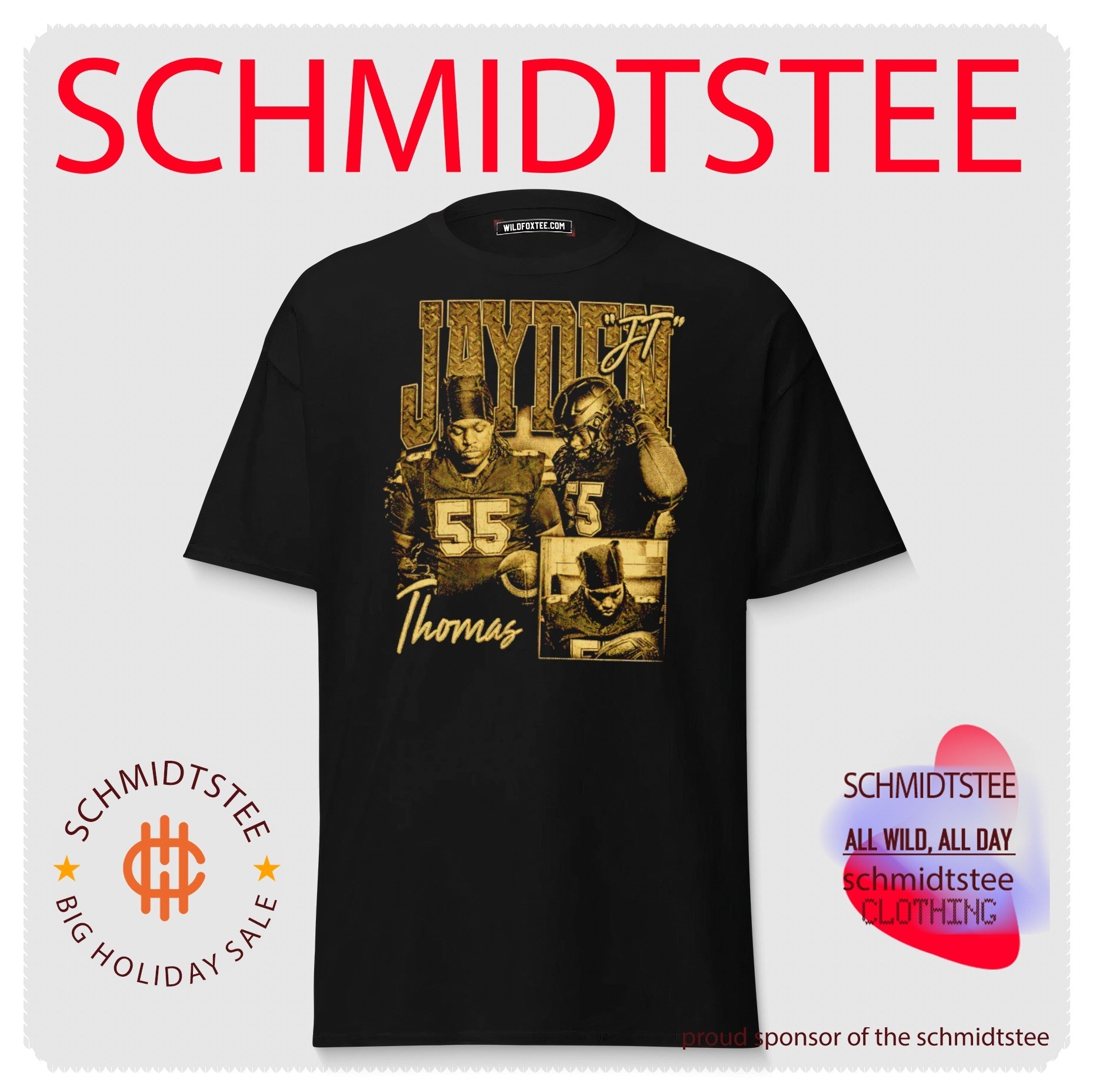 Jayden JT Thomas Georgia Bulldogs Football graphic shirt
