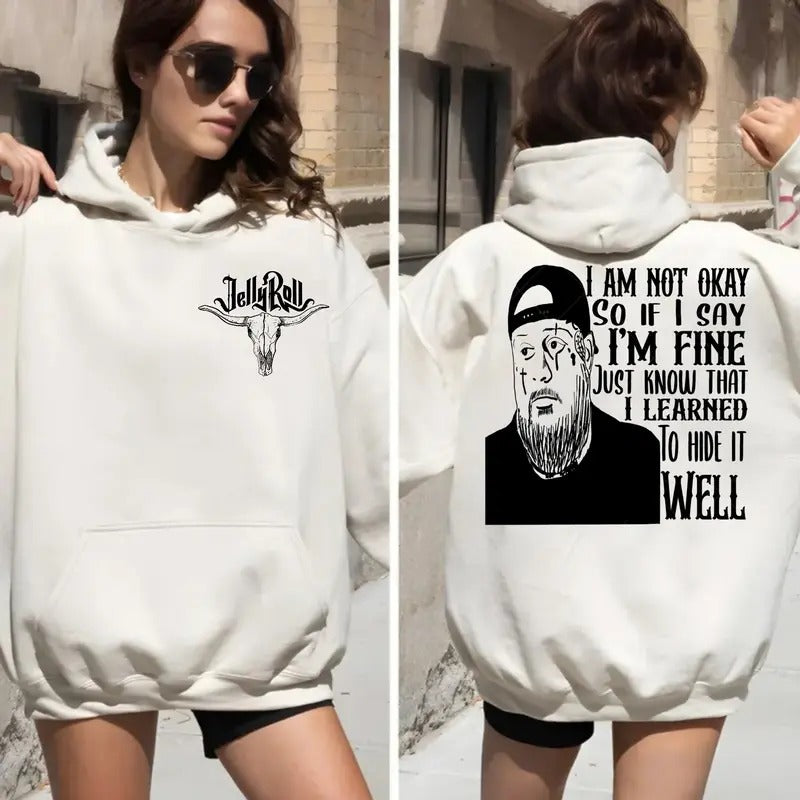 JeIIy R0ll 2 Sides Hoodie, Country Music Fest Outfit, JR Fans Apparel, Concert Tee, Unisex Long Sleeve Pullover Shirt...