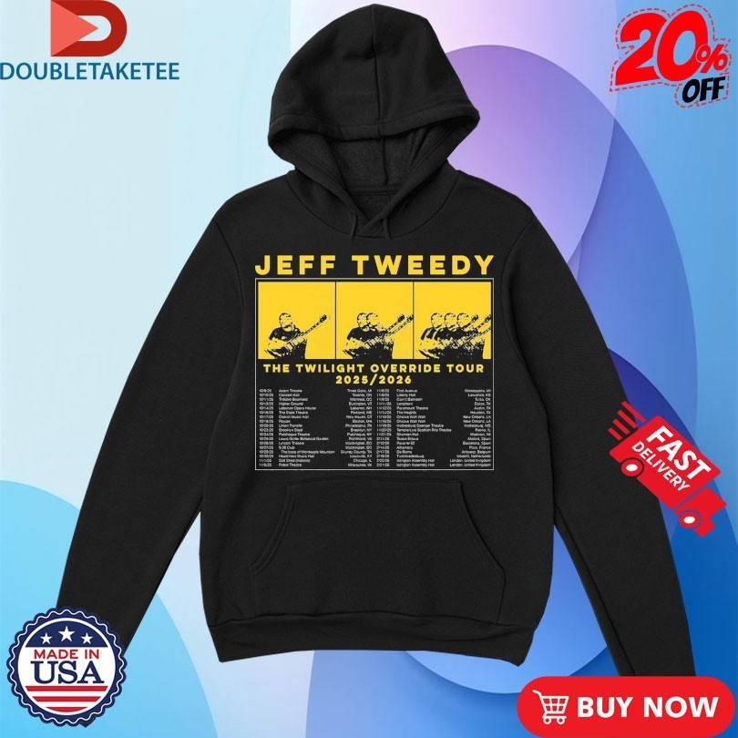 Jeff Tweedy Twilight Override 2025 2026 Tour Dates Shirts