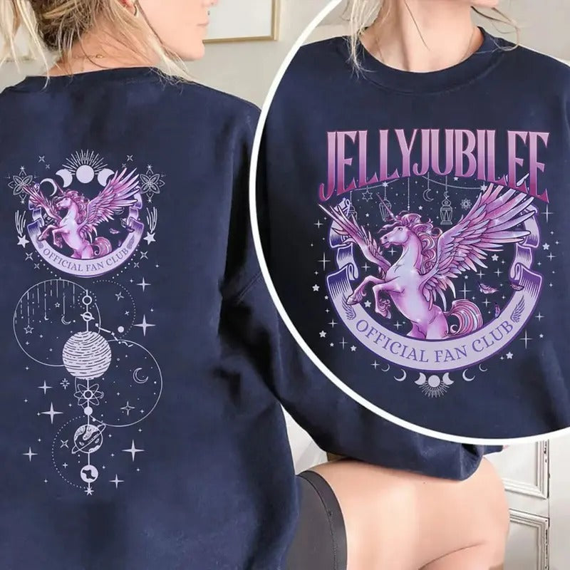 Jelly Jubilee Fan Club Sweatshirt, Jelly Jubilee Crescent City Shirt, Jelly Jubilee Official Fan Club T-Shirt, Bryce...