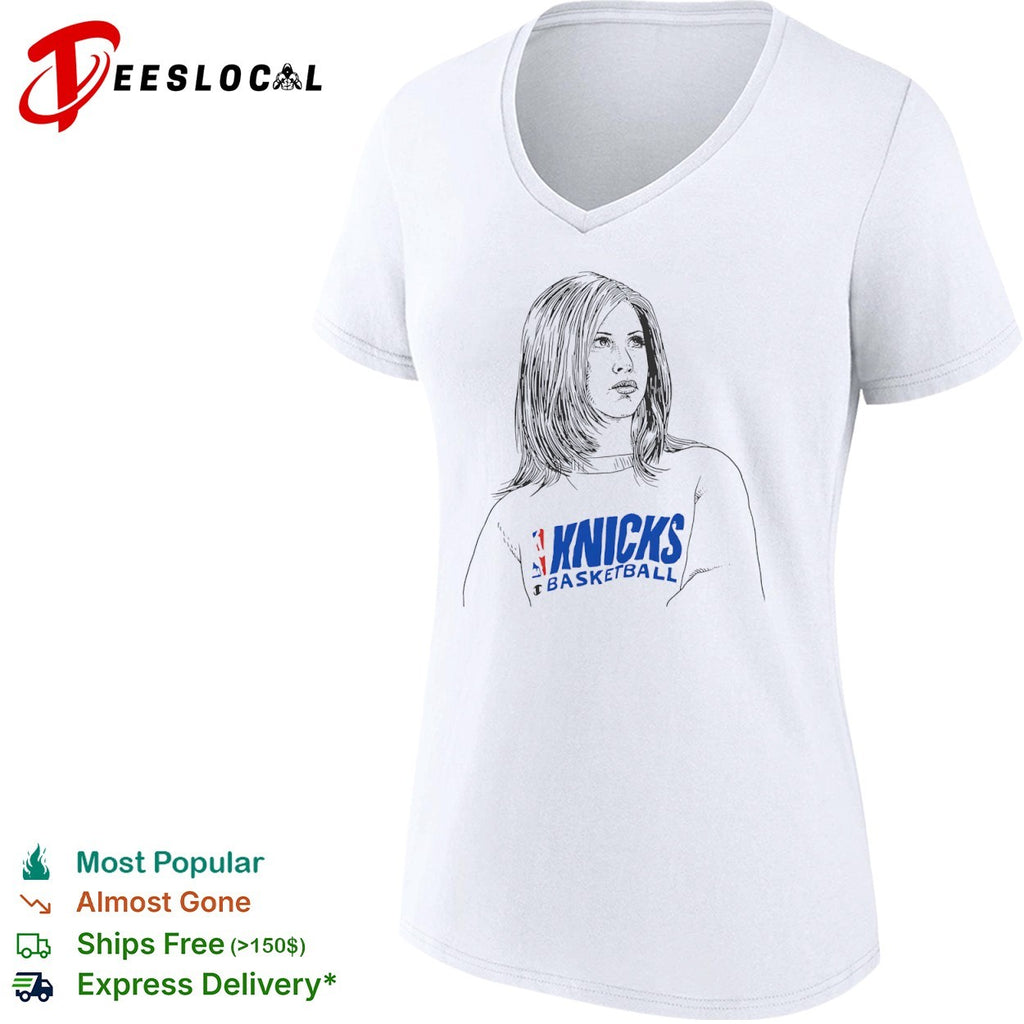 Jennifer Aniston New York Knicks Basketball NBA shirt