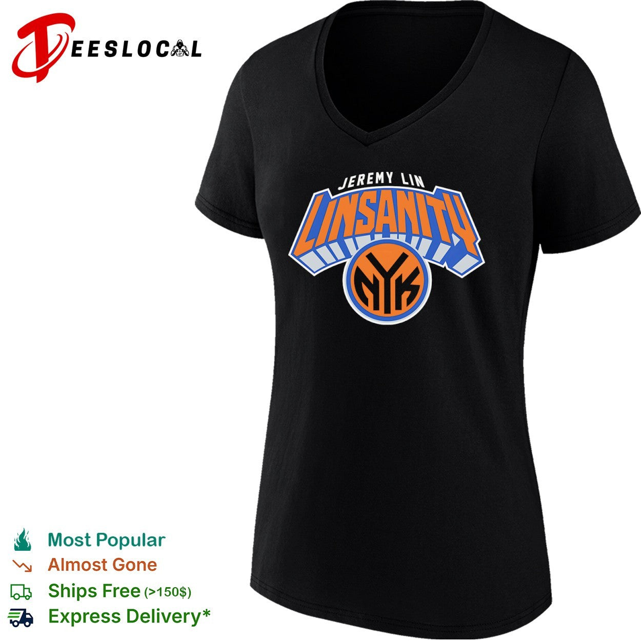 Jeremy Lin Linsanity New York Knicks NYK basketball logo shirt