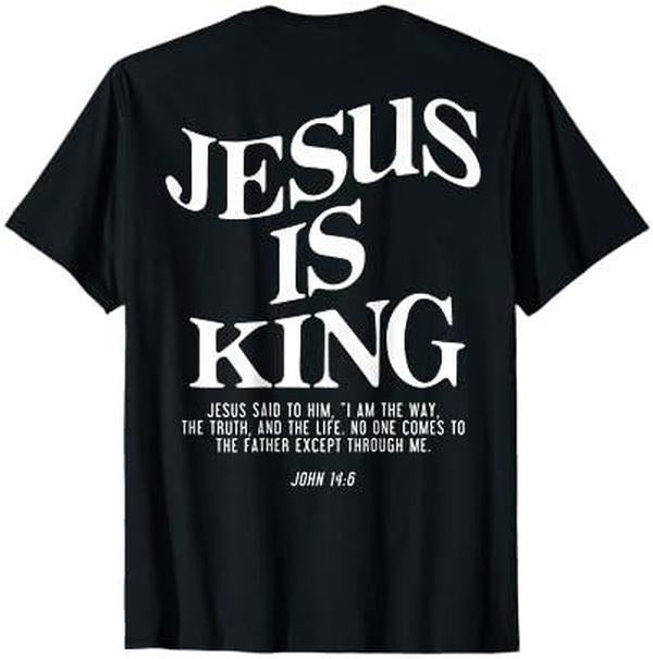 Jesus Is King Jesus John 14:6 Costume Christian (On Back) T-Shirt Hoodie, Sweatshirt | TeeBloomCo.com