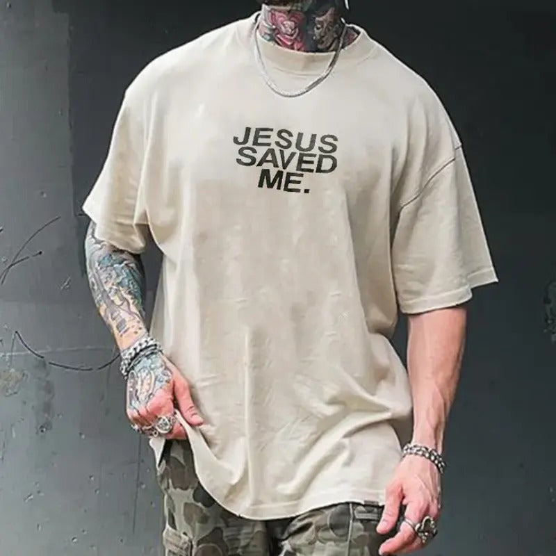 Jesus Save Me Crew T-shirt Menswear Top Tshirt Streetwear Hoodie, Sweatshirt | TeeBloomCo.com