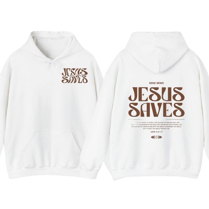Jesus Saves Christian Washed T-Shirt, Hoodie Trendy Christian Shirt Sweatshirt | TeeBloomCo.com