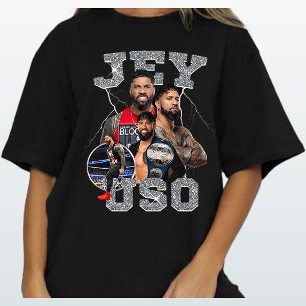 Jey Uso T-shirt Recycled Cotton Graphic Unique Design For Everyday Wear Hoodie, Sweatshirt | TeeBloomCo.com