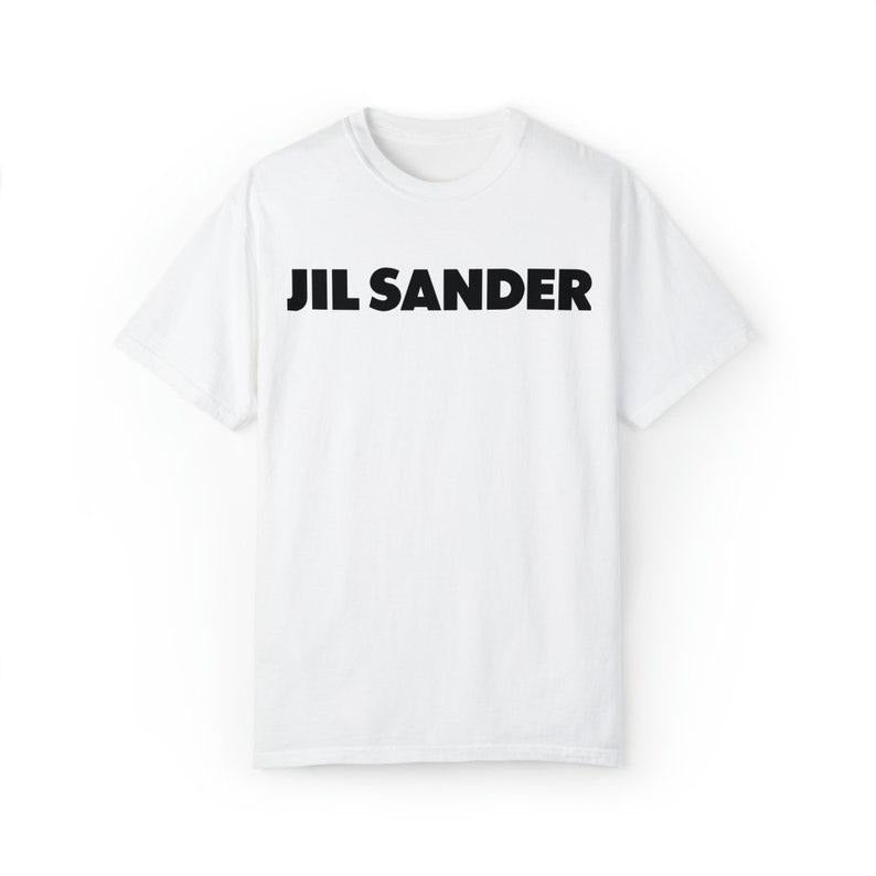 Jil Sander Logo Printed Crewneck T-Shirt, Perfect Tee, Gifts For Boyfriend and Girlfriend T-Shirt Hoodie, Sweatshirt