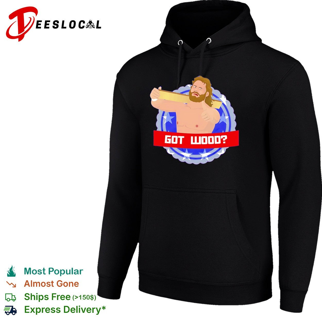 Jim Duggan WWE Wrestling Got Wood shirt