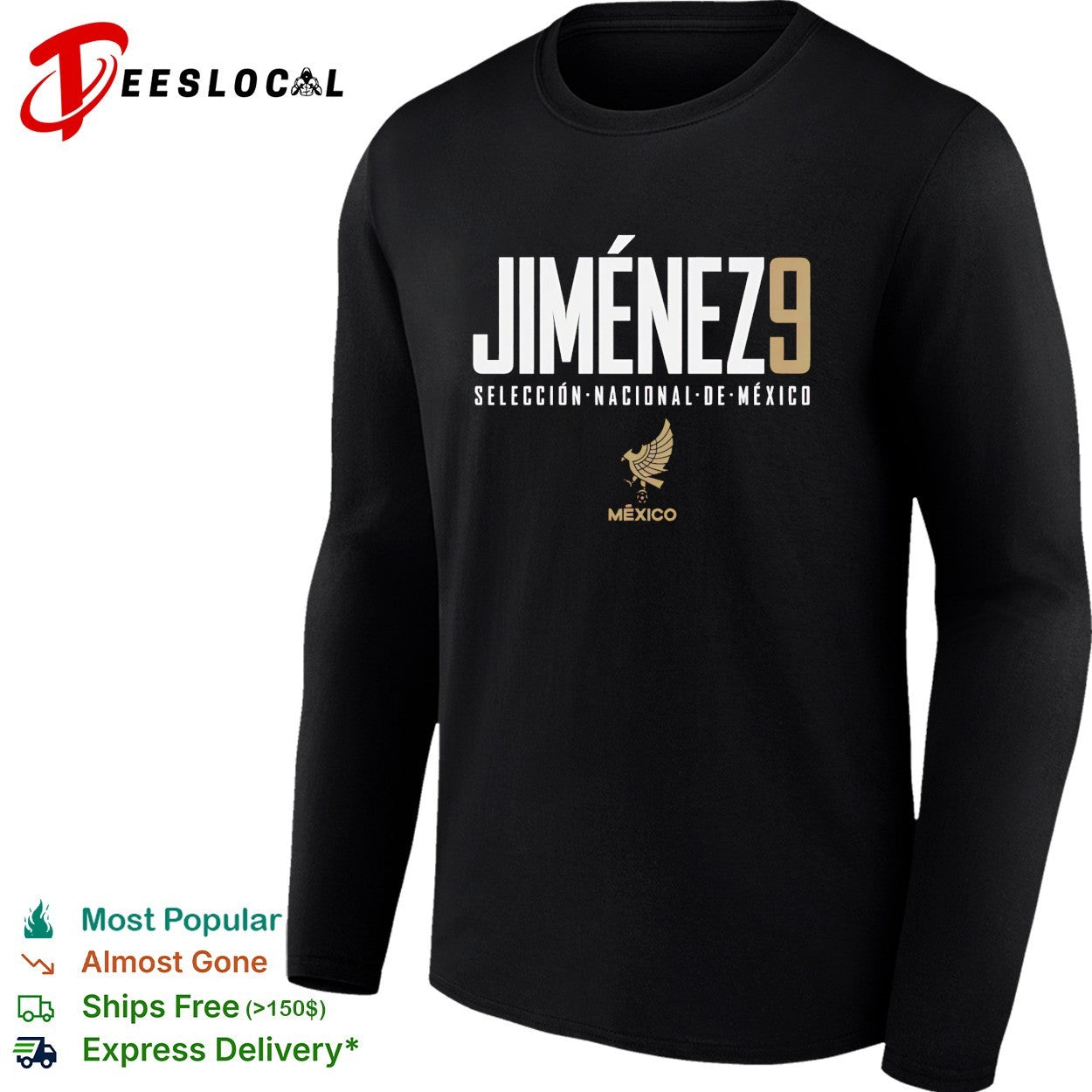 Jimenez 9 Mexico Seleccion Nacional de Mexico shirt