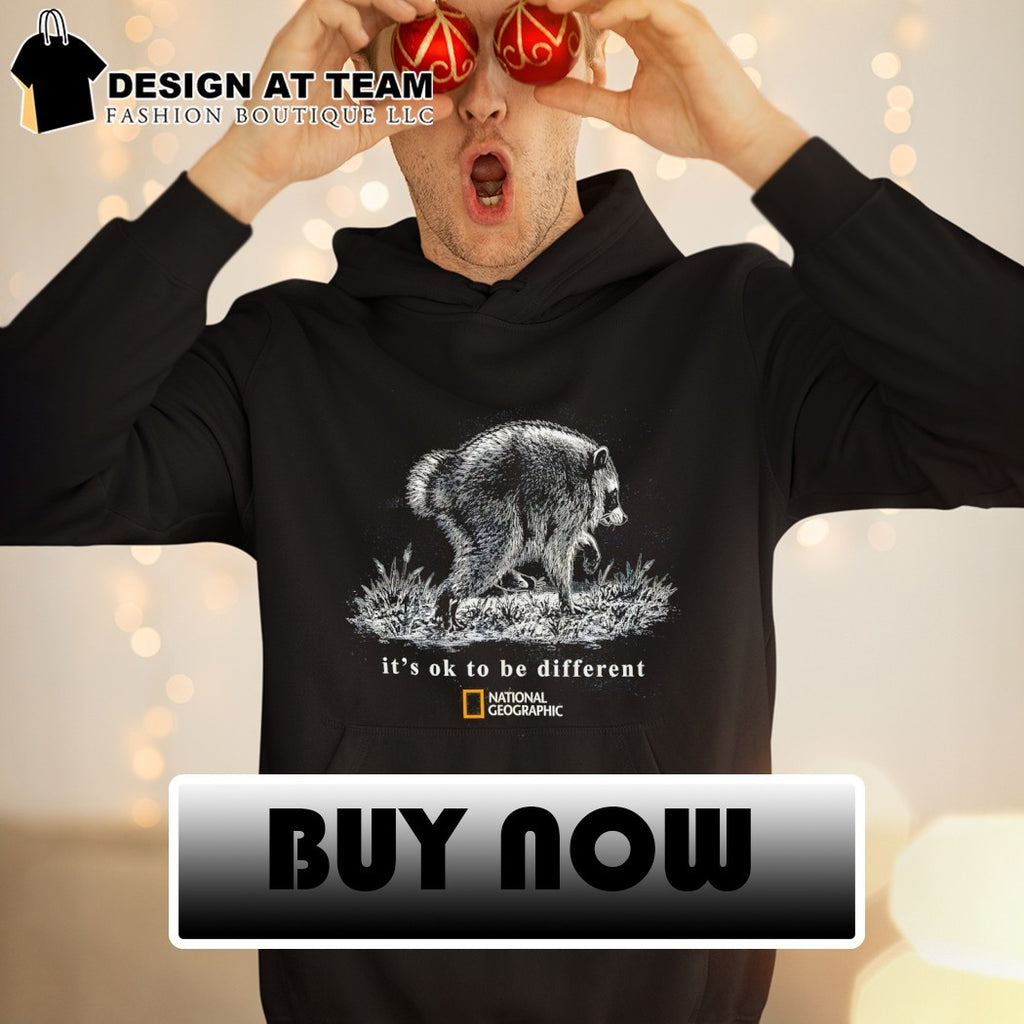 Jimothy Raccoon national geographic it’s ok to be different shirt