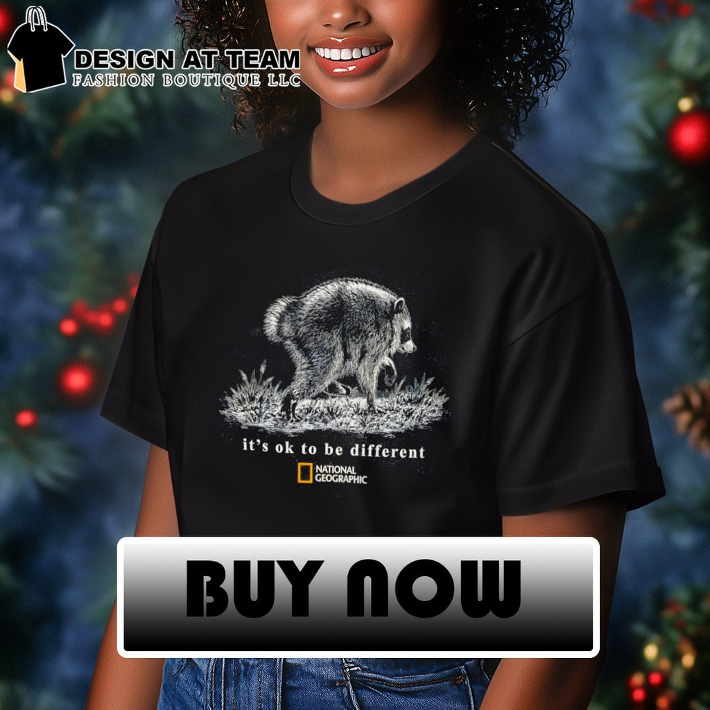Jimothy Raccoon national geographic it’s ok to be different shirt