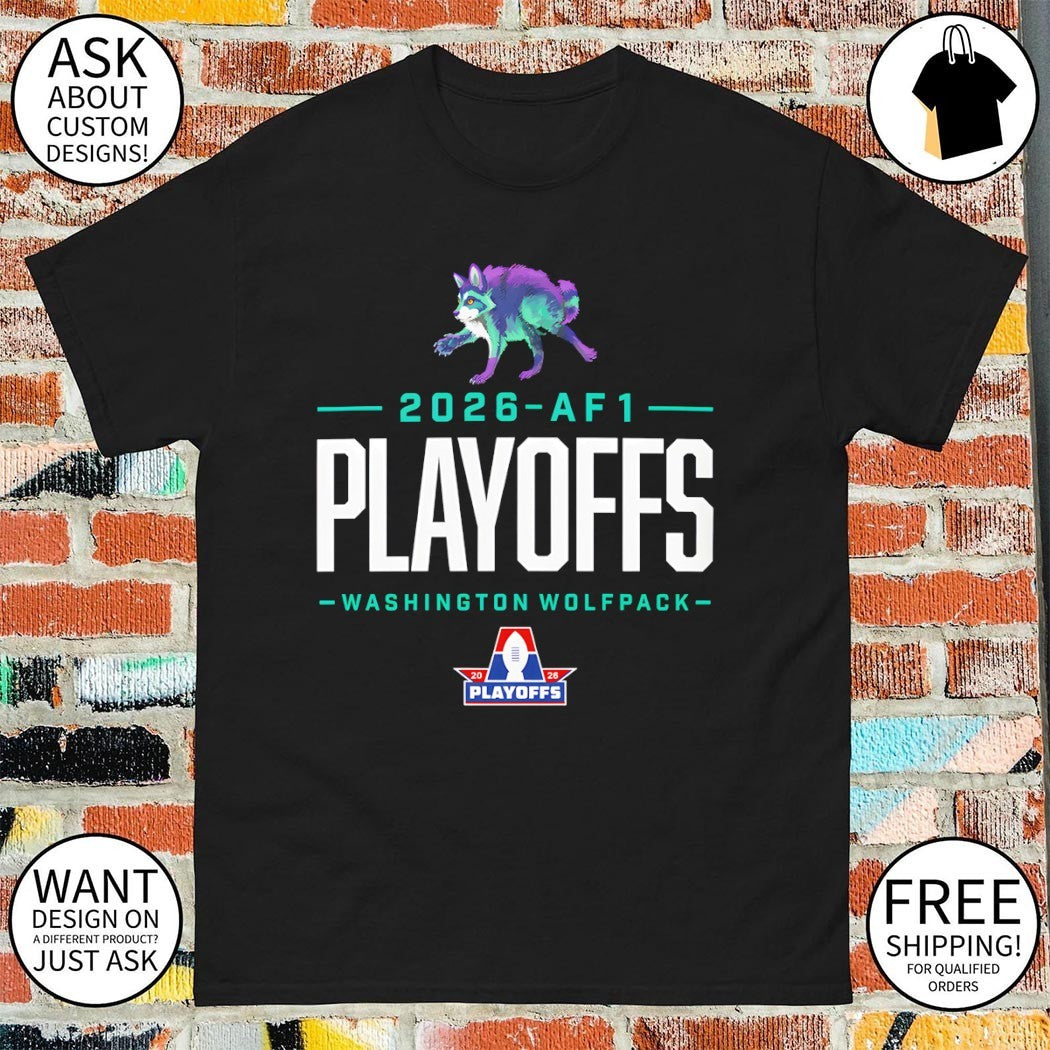 Jimothy Washington Wolfpack Playoffs 2026 AF1 shirt