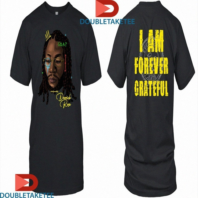 Joakim Noah Wearing I Am Forever Grateful Derrick Rose Shirts